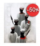 IMAGE 3D AFRICAINS DE DOS 40X50 2000839