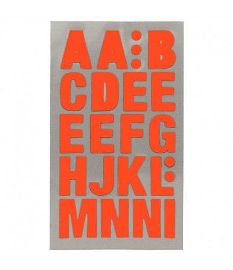 STICKERS GRAND ALPHABET ORANGE