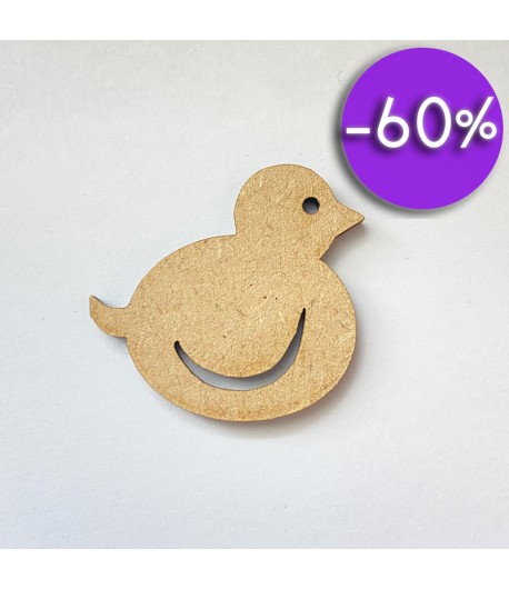SUJET BOIS POUSSIN 3.8X3.7CM