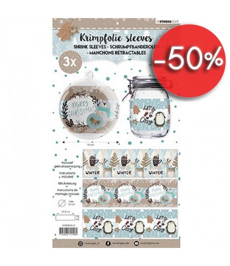 DECOS FILMS RETRACTABLES 10 CM - MERRY CHIRSTMAS N°63