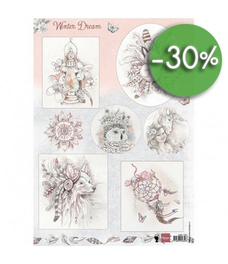 FEUILLE ANIMAUX FANTASTIQUES MD EWK1252