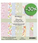 BLOC 10 FEUILLES 30 X 30 CM -  PARTY - REPRINT