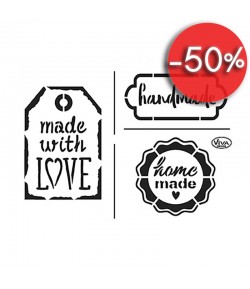 POCHOIR A5 HANDMADE 14.7 X 20 CM