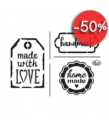 POCHOIR A5 HANDMADE 14.7 X 20 CM