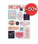 STICKERS CARTONNÉS MOM