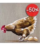 IMAGE 3D POULE 30X30 GK3030045