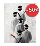 IMAGE 3D SAMOURAIS DE DOS 40X50 2000838