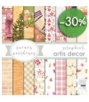 BLOC 8 FEUILLES SUENOS NAVIDENOS ARTIS DECOR 30X30CM 1419000119