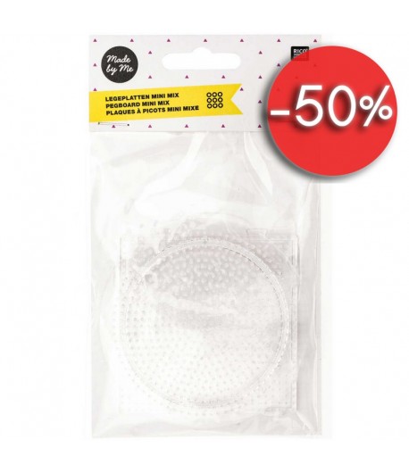 2 PLAQUES A PIQUOTS MINI POUR PERLES A REPASSER