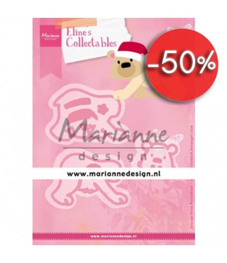 DIES COLLECTABLES OURS POLAIRE - COL1370