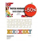 GABARIT  ALPHABET BANNIERE - DUTCH DOOBADOO