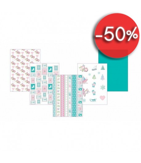 FEUILLES PAPIERS PARCHEMIN PERGAMANO HIVER 62598