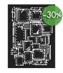 POCHOIR 15X20 EP 0.5 STEAMPUNK KSAT03