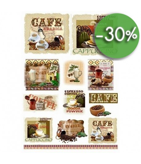 PAPIER DE RIZ CAFE QSIPR232 35X50