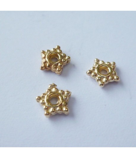 20 COEURS FLEURS OR 007