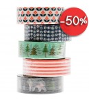 MASKING TAPE HIVER ROUGE X 5 - 10M