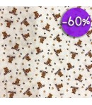 TISSU BEAR COTTON 186