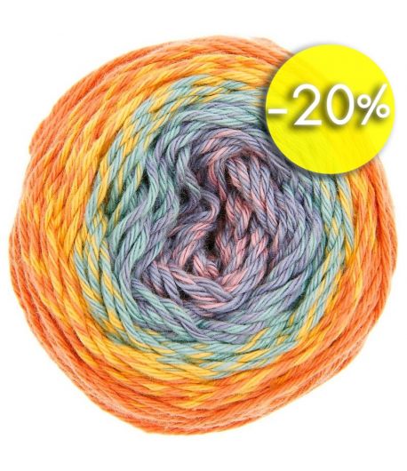 COTON RICORUMI SPIN SPIN EARTHY RAINBOW (019)