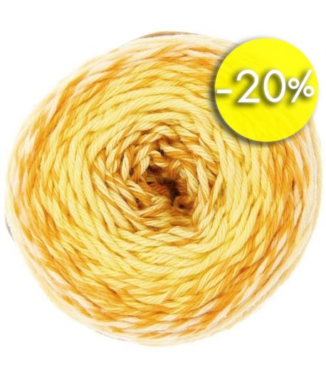 COTON RICORUMI SPIN SPIN JAUNE (002)