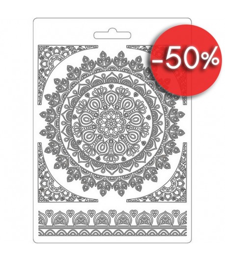 MOULE PVC FLEXIBLEN PRINCESS ROUND LACE - K3PTA560