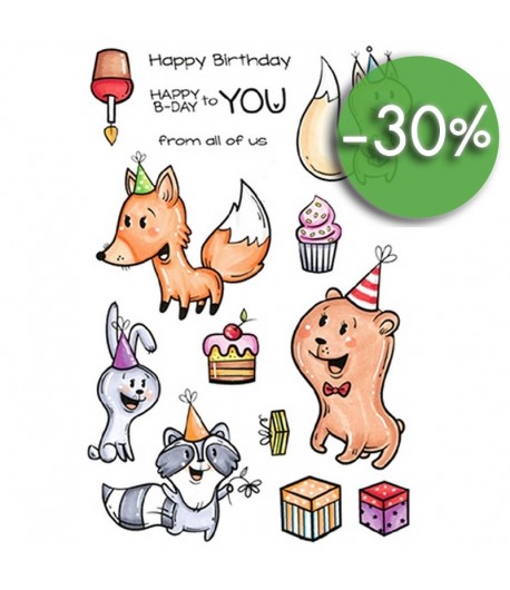 TAMPONS FOREST BIRTHDAY - CC DESIGN