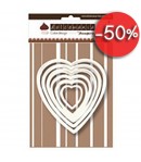 SET 6 EMPORTE-PIECES COEUR