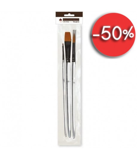 SET 3 PINCEAUX QDC053