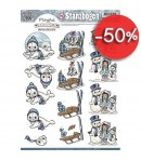 FEUILLE 3D PLAYFUL WINTER  - SB10021