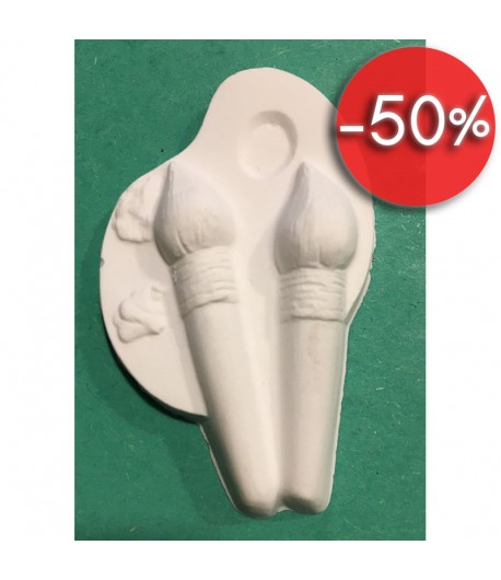 PLATRE PALETTE PEINTURE 3X5CM