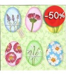 SERVIETTE OEUFS DECORES 2