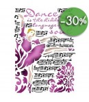 POCHOIR DANSE 21X29.7 KSG416