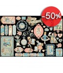 DIE CUTS G45 ALICE TEA PARTY EPHEMERA - 4502364
