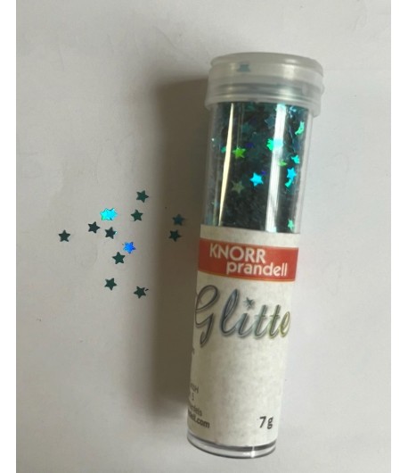 TUBE PAILLETTES ETOILES BLEU