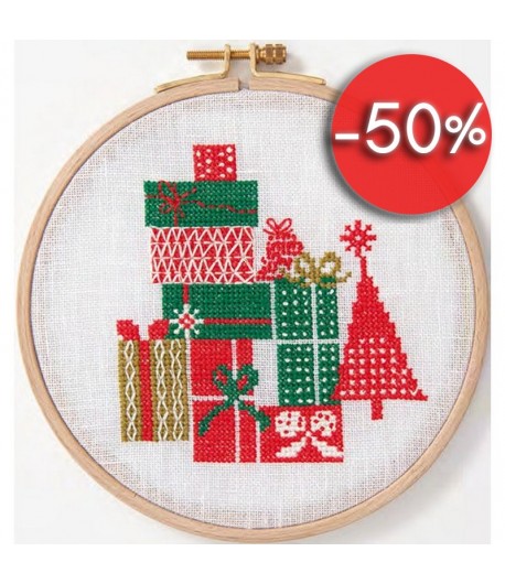 KIT A BRODER TAMBOUR LIN