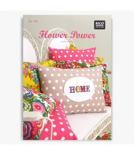 LIVRET RICO BRODERIE FLOWER POWER 138