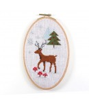 KIT A BRODER LIN NOEL CERF