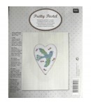 KIT A BRODER LIN OISEAU CADRE