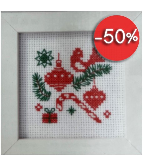 KIT A BRODER BOULES DE NOEL