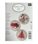 KIT A BRODER LIN 3 BOUTONS NATUREL