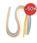 BANDES 6MM QUILLING PASTEL X 100