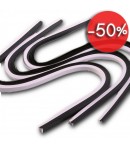 BANDELETTES QUILLING NOIR ET BLANC