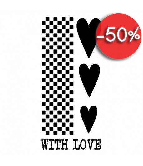 POCHOIR 12X25 EP 0.25 COEURS KSTDL10