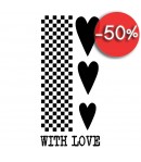 POCHOIR 12X25 EP 0.25 COEURS KSTDL10