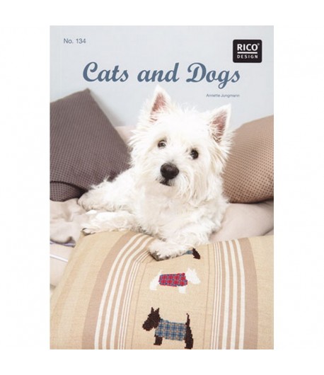 LIVRET RICO BRODERIE CHATS ET CHIENS 136