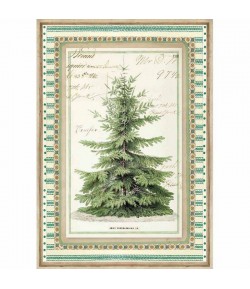PAPIER DE RIZ WINTER BOTANIC 21 X 29.7 DFSA4327