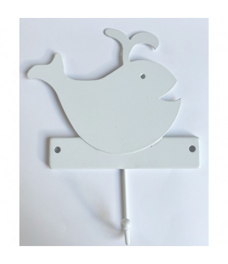 CROCHET METAL BALEINE 9.5X14CM