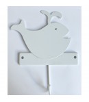 CROCHET METAL BALEINE 9.5X14CM