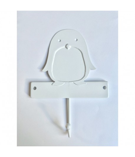 CROCHET METAL PINGOUIN 9.5X13CM