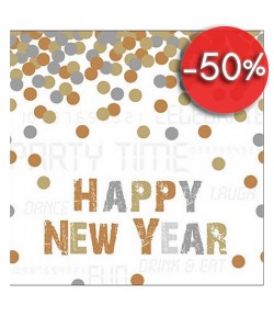SERVIETTE HAPPY NEW YEAR
