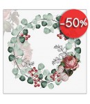 SERVIETTE GUIRLANDE JOYEUX NOEL